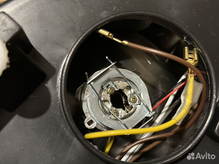 Фары Лада Калина линза Black