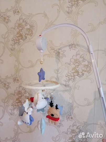 Детский мобиль на кроватку(ручная работа)