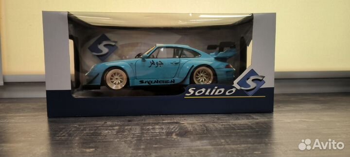 Solido 1:18 - Porsche RWB 2018 - Лазурный