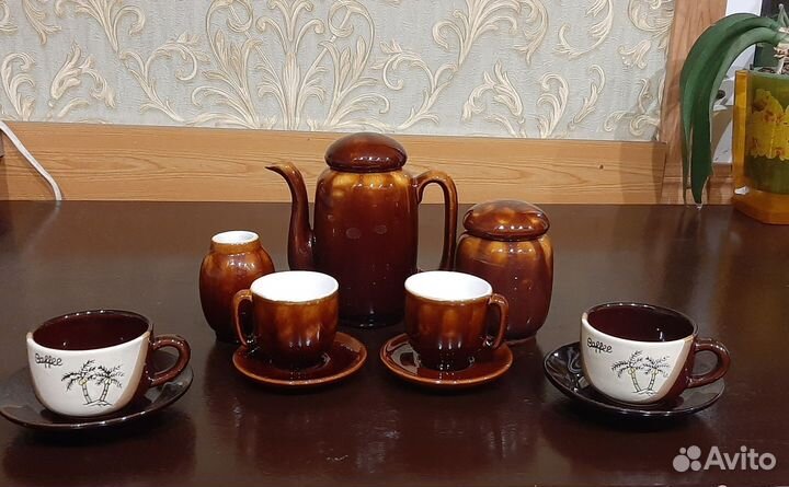 Сервиз кофейный керамика новый