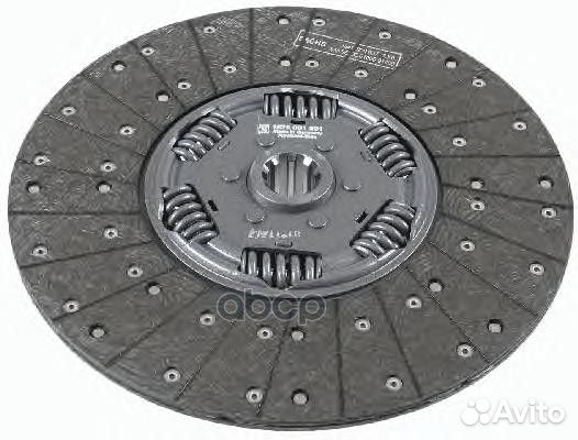 Диск сцепления 362GTZ 1 1/2-10N 1878001501 Sachs