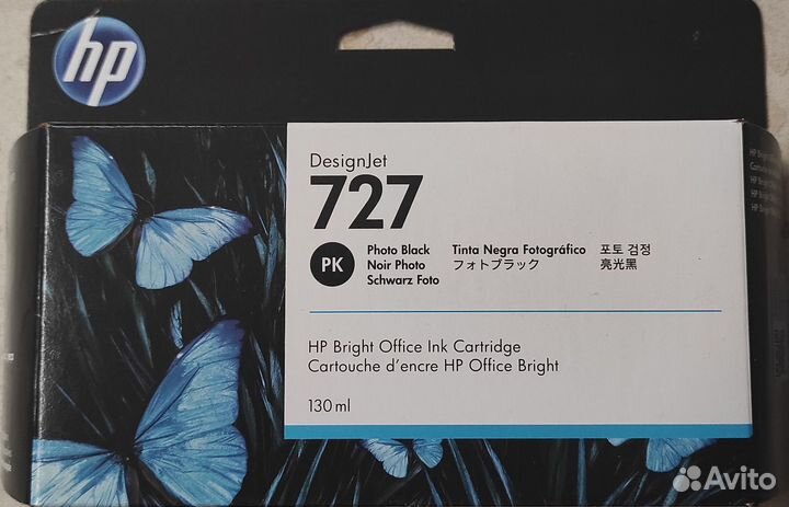 Картридж струйный HP 727 B3P23A PK PhotoBlack (o)