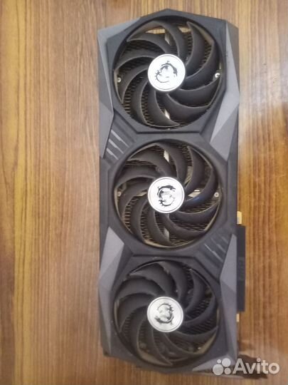 Видеокарта MSI GeForce RTX 3070 gaming trio (LHR)