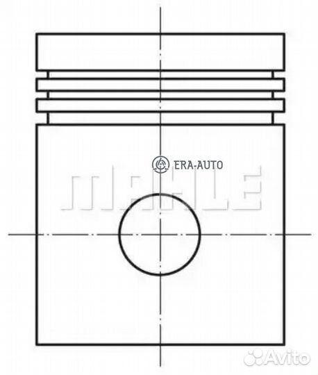 Mahle 0156800 Поршнекомплект