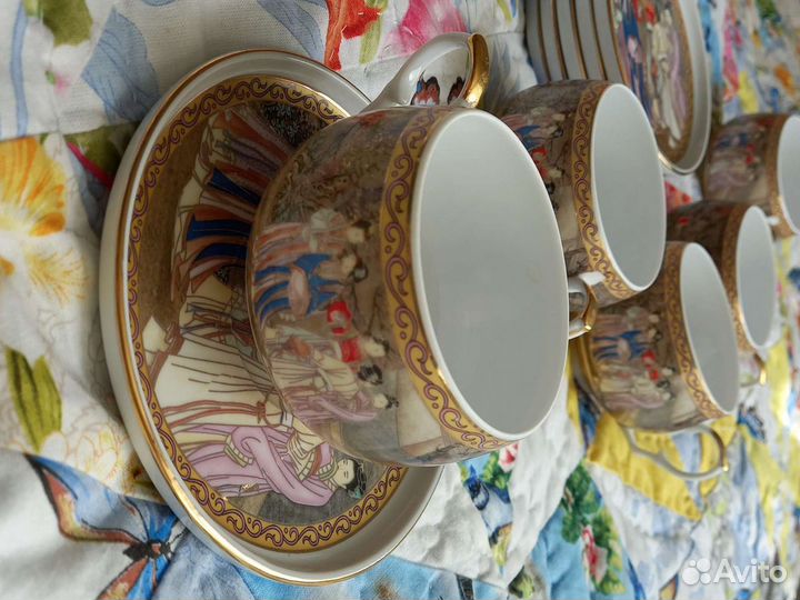 Кофейный сервиз из фарфора