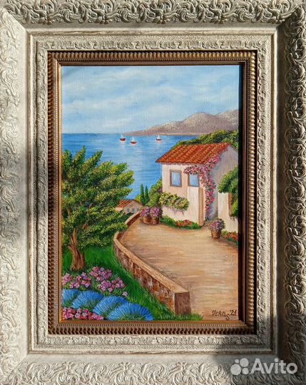 Картина маслом на холсте пейзаж