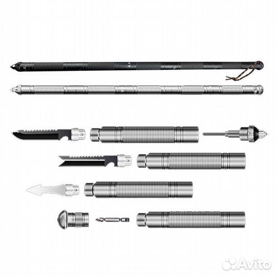 Тактический посох HX Outdoors Multifunctional Tact