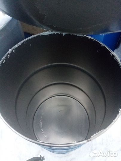 Бочка металлическая 200л с крышкой