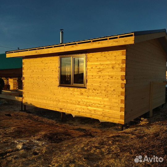 Срубы домов под ключ 6*6 из профилированного бруса