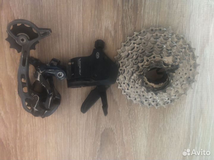 Трансмиссия для велосипеда Shimano Deore 9ск