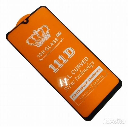 Защитное стекло для Xiaomi A3/MI A3 Черное#7819