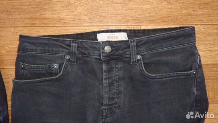 Мужские джинсы levis 501 черные W 34 L 34