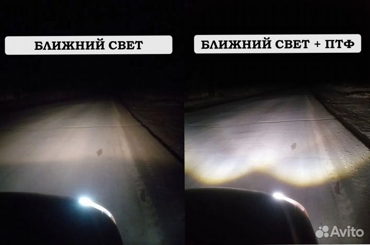 LED птф Subaru Levorg 60 Вт 