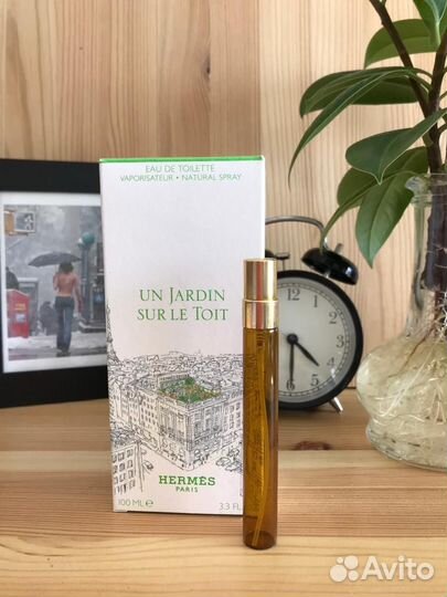 Hermes Un Jardin Sur Le Toit 10 мл отливант