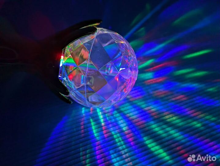 Диско шар Золотая рука Хюрэм Крутящаяся