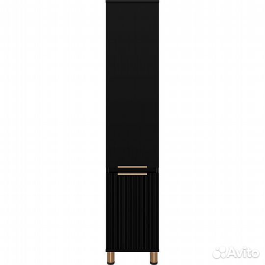 Шкаф пенал Brevita Enfida 35 R ENF-05035-020P Черный матовый