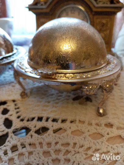 Пепельница мельхиор Винтаж