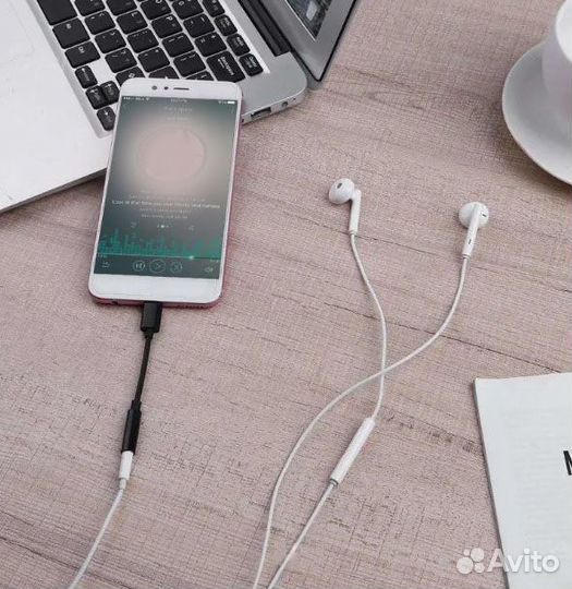 Адаптер стандарта usb type-c к разъему 3,5 мм