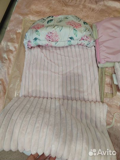 Конверт на выписку для девочки зима