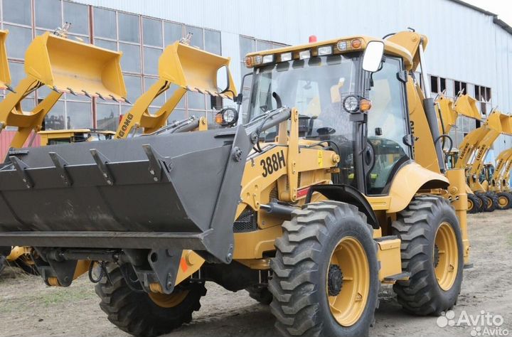 Экскаватор-погрузчик Shanmon 388H, 2023