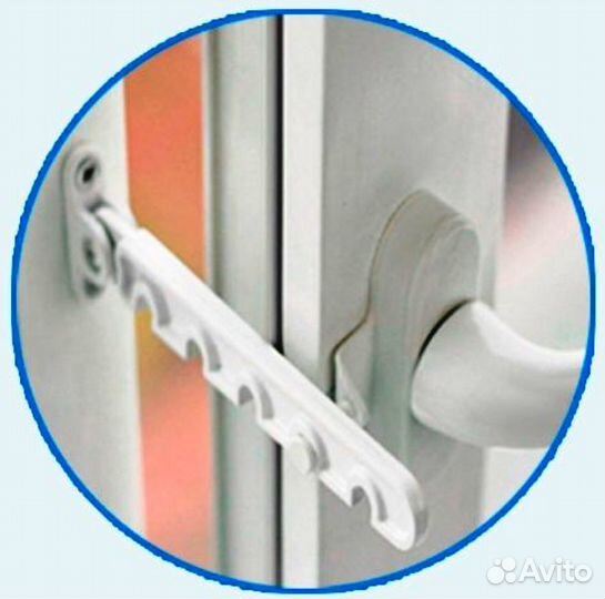 Ограничитель оконный металлический (гребенка)