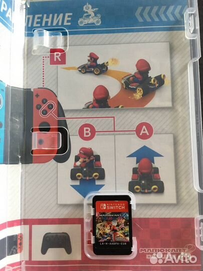 Mario Kart 8 deluxe nintendo switch, картридж
