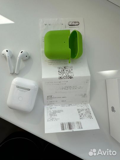 Беспроводные наушники apple airpods 2