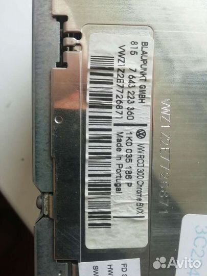 Rcd300 магнитола vag