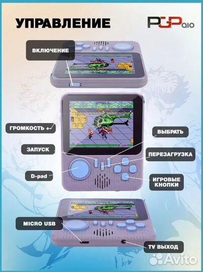 Портативная игровая приставка Dendy