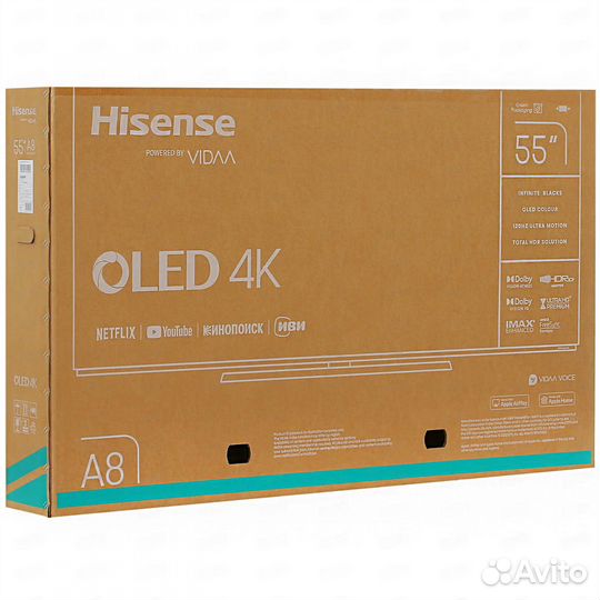 Новые Hisense 55A85K 4K Oled телевизоры