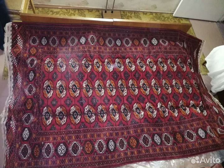 Ковер туркменский ручной работы шерсть