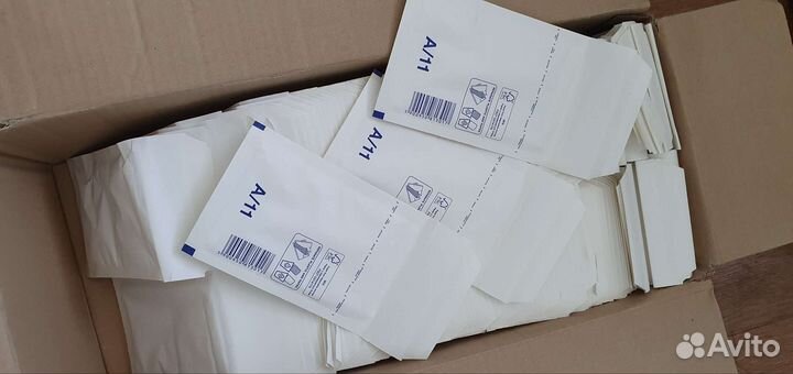 Конверт с пупыркой 120175 (А/11) Белые