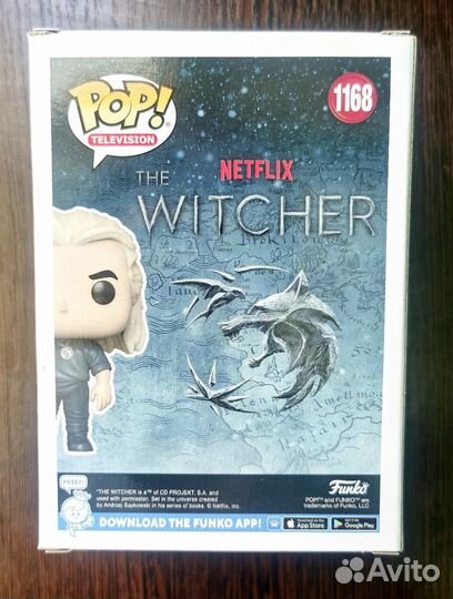 Funko Geralt 1168. Witcher. Фанко Геральт. Ведьмак