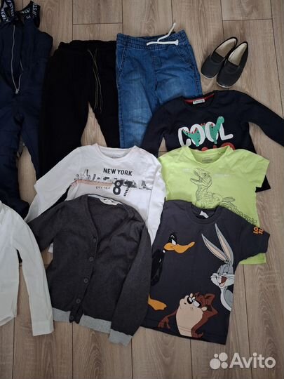Вещи пакетом на мальчика 110