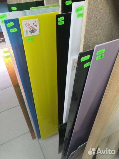 Стекло цветное