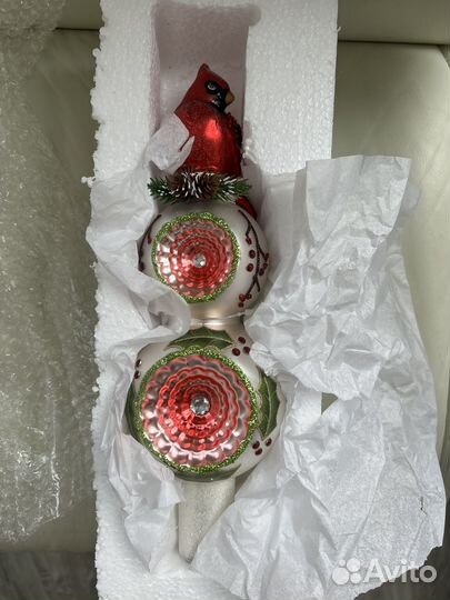 Елочные игрушки стекло