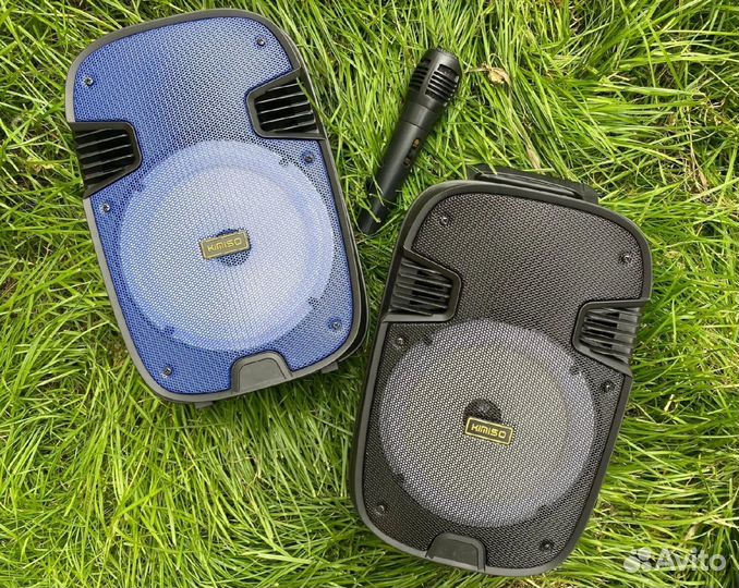 Блютуз колонка Kimiso с караоке микрофоном