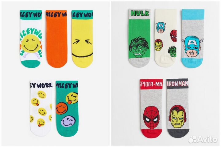 Носки детские H&M 31,34,40