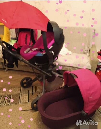 Коляска mamas and papas 3в1