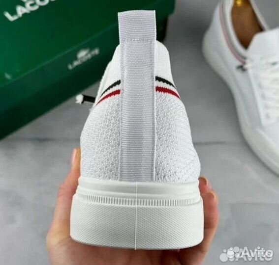 Кеды слипоны шузы lacoste