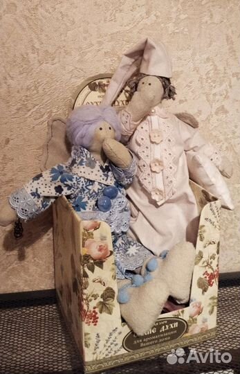 Интерьерная кукла тильда ручной работы