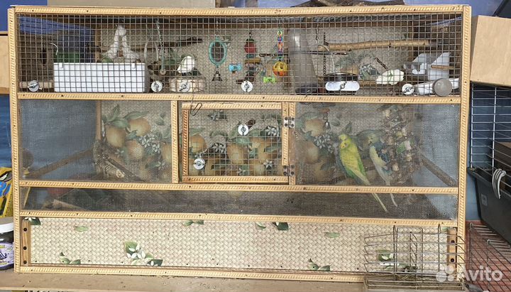 Большая клетка-вольер для птиц