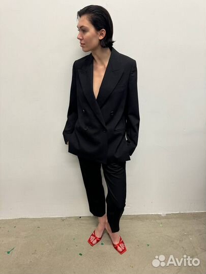 Брюки из шерсти Acne Studios (36)