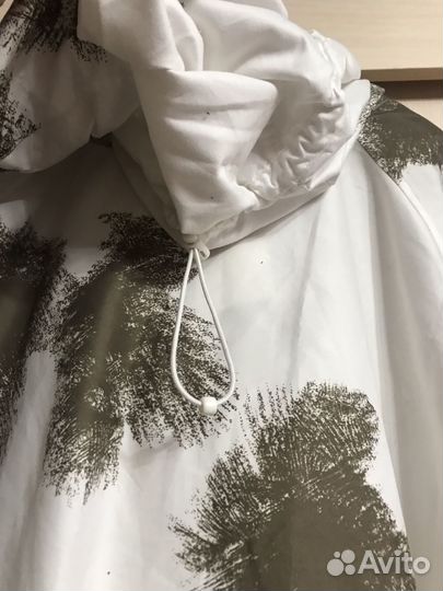 Белый маскировочный халат мираж