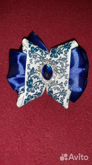 Бантики,цветочки в технике канзаши