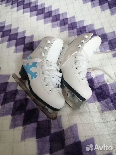 Коньки фигурные детские (утепленные) 27 р