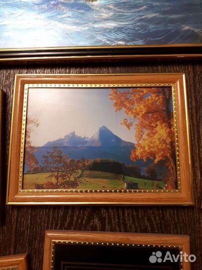 Картина постер под стеклом