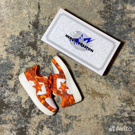 Кроссовки Bape sta & Heron Preston