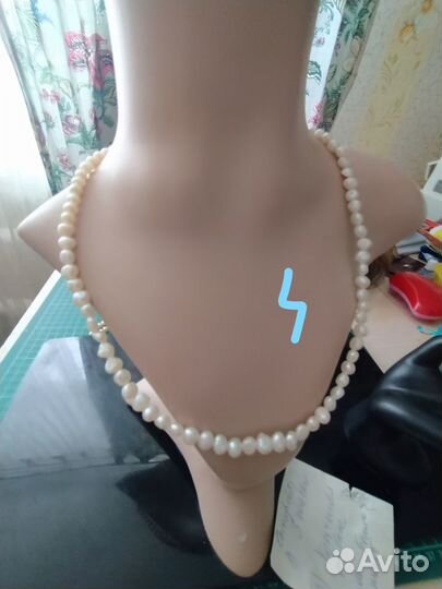 Бусы из натурального жемчуга