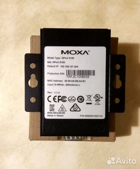 Преобразователь moxa NPort 5150